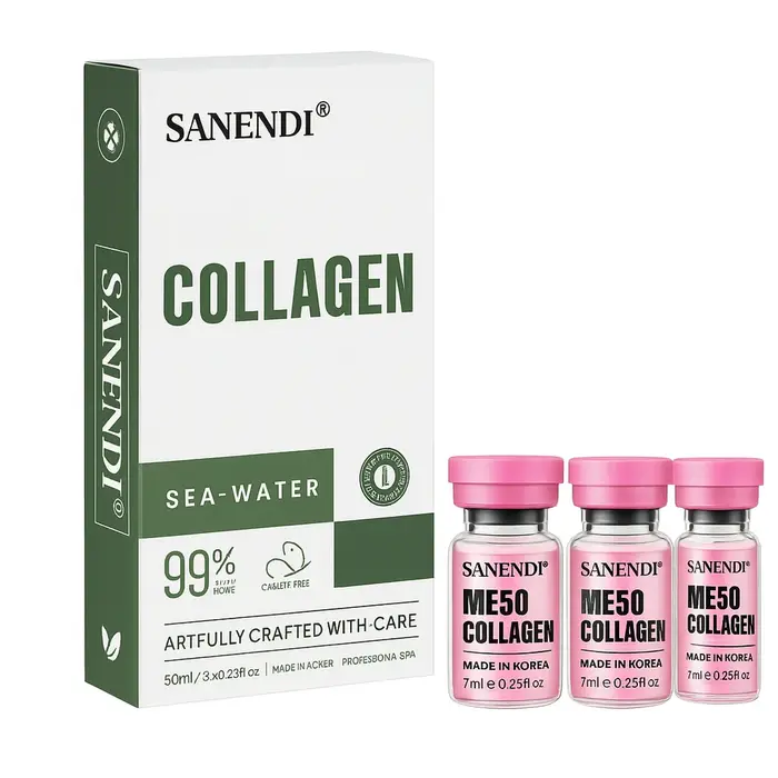 Sérum 6-en-1 PDRN GS-H Acide Hyaluronique Vitamine C Essence Collagène Coréen Soin Hydratant Visage Éclatant