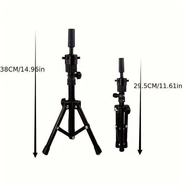 Support de tête de mannequin de table réglable pour la pratique de la coiffure, idéal pour l'entraîn
