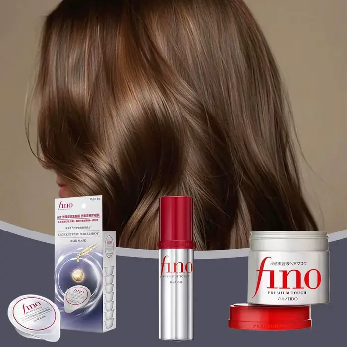 Japonais Fino shampooing revitalisant réparation des cheveux masque capillaire collagène kératine