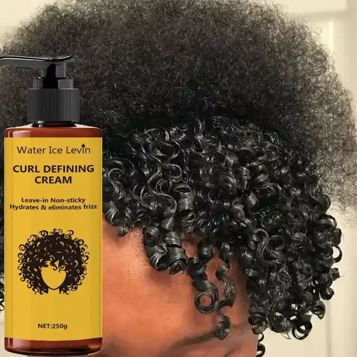Crème coiffante pour cheveux bouclés - Contient l'huile d'argan marocaine