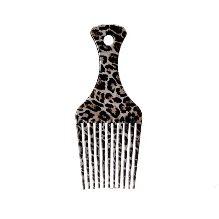 Peigne Afro à dents larges pour cheveux bouclés naturels