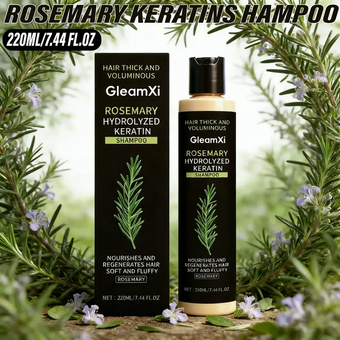 Shampoing volumisant à la kératine de romarin