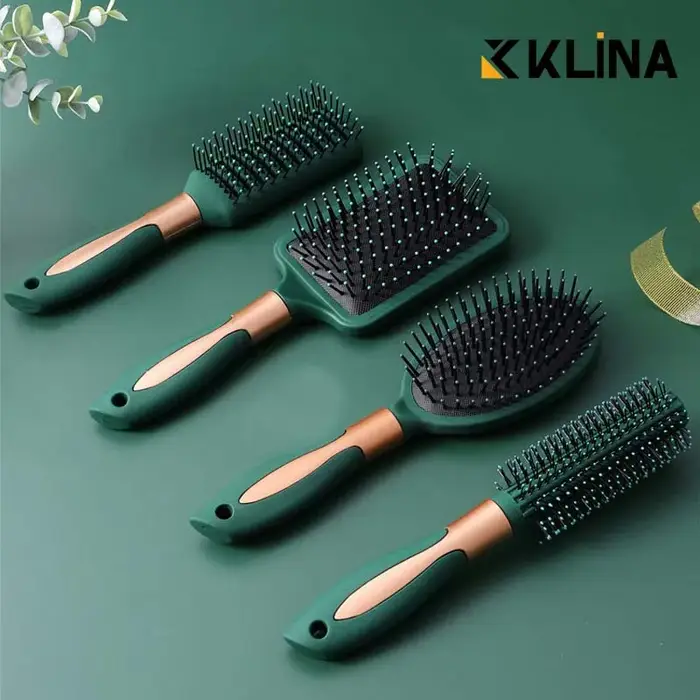 KLINA-Peigne à coussin d'air pour massage des cheveux, brosse à cheveux pour cuir chevelu, poignées 