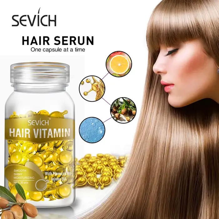 Capsule de vitamine pour cheveux