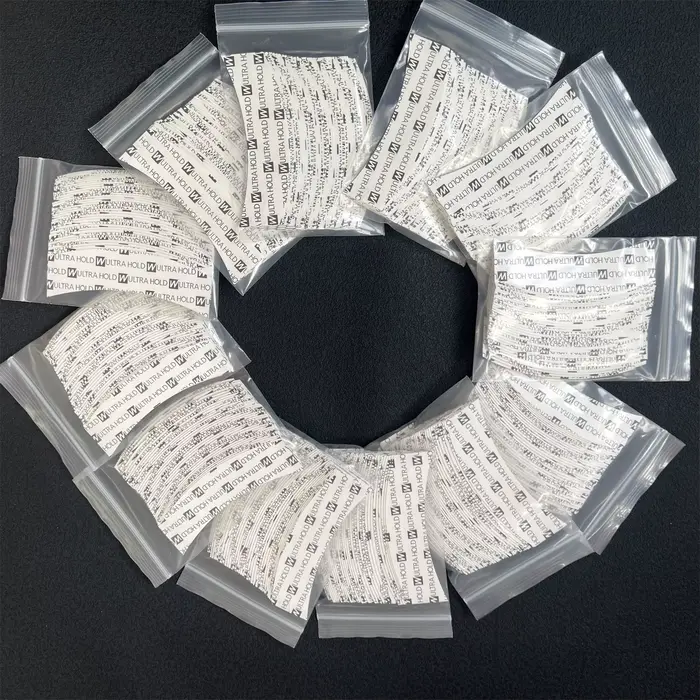 1/5/10/15 Packs de Bandes Adhésives Ultra Fortes Double Face pour Systèmes Capillaires, Super Adhési