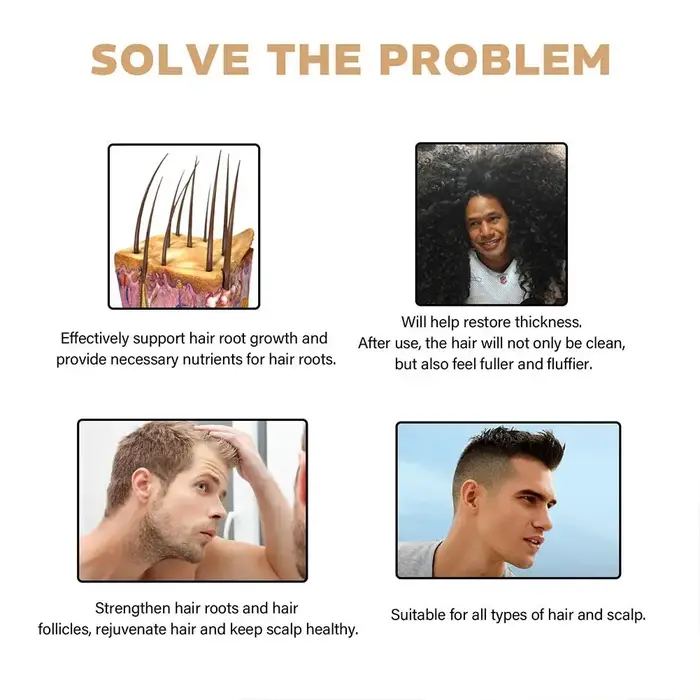 Shampoing épais pour cheveux