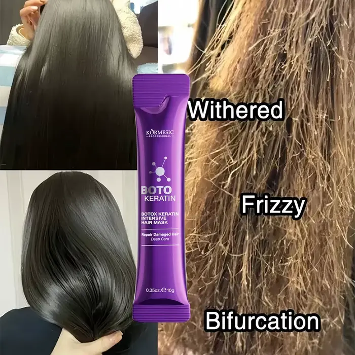 Masque capillaire à la kératine magique 5 secondes réparation dommages crépus doux lisse brillant cheveux hydrater en