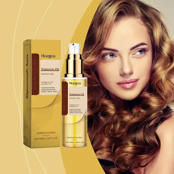 Huile Essentielle de Collagène pour Cheveux, Huile Essentielle Bio d'Arbre à Thé, Répare les Cheveux