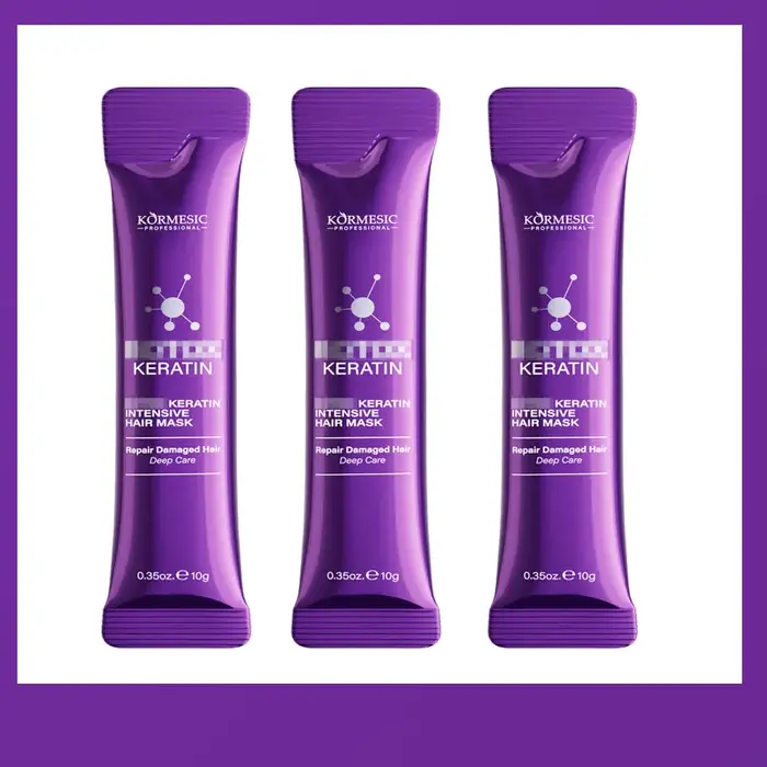Masque capillaire magique à la kératine, réparation en 5 secondes des cheveux abîmés et crépus, douc
