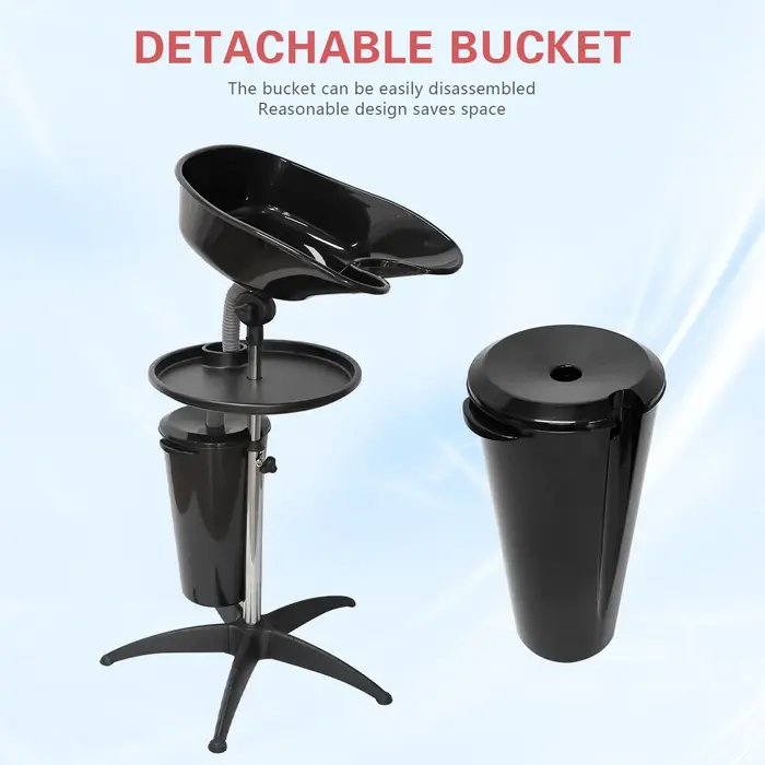 Ensemble de bols de shampoing mobiles portables