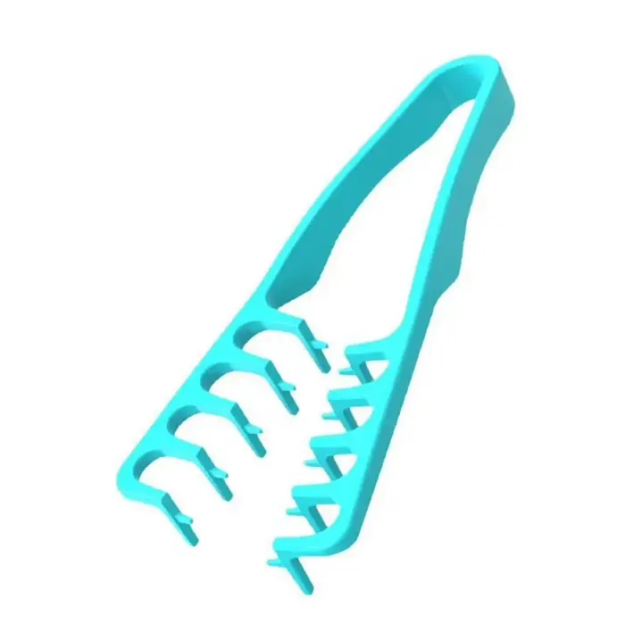 Peigne texturant volumateur, peigne à dents larges pour salon, peigne coiffant pour cheveux bouclés 
