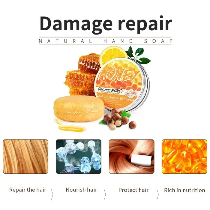 Shampoing au miel naturel