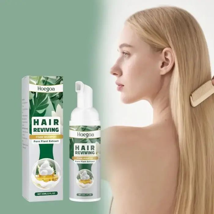 Shampooing Moussant Bio Naturel Pour Tous Types de Cheveux Nettoyage Doux Volumisant Nourrissant Ant
