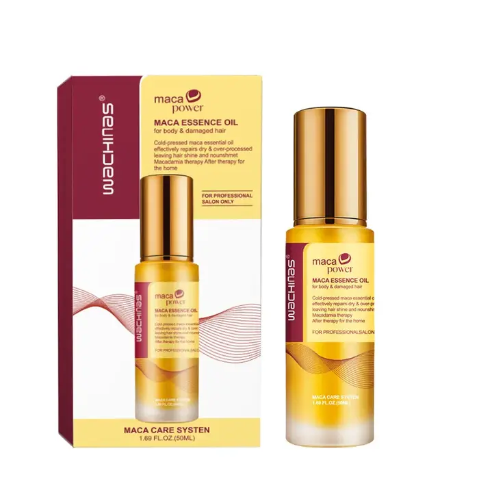 Sérum capillaire à l'huile d'argan marocaine – Traitement nourrissant anti-frisottis pour cheveux lisses