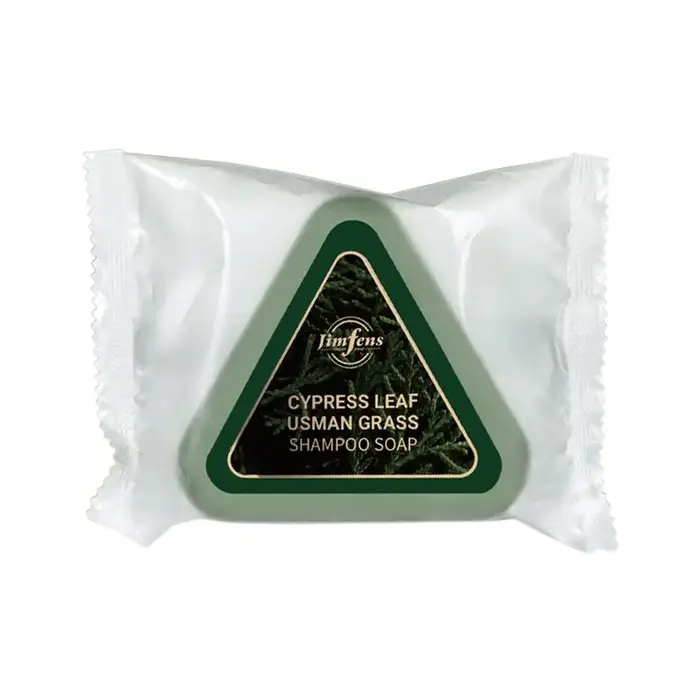 Savon Solide Shampooing aux Feuilles de Cyprès et Herbe Usman : Contrôle du Sébum, Soulagement du Cu
