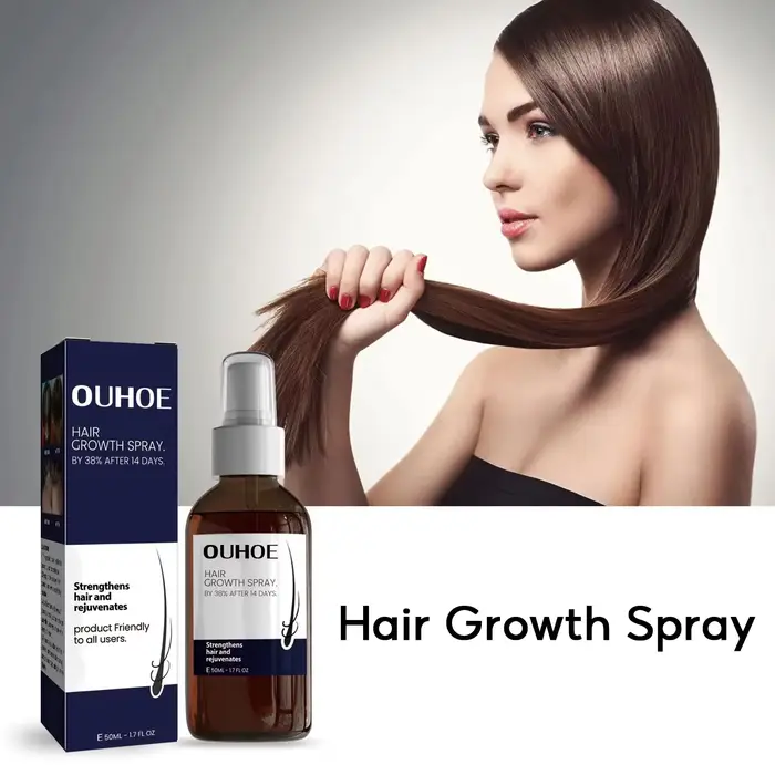 Spray pour la croissance des cheveux, nourrissant, hydratant, plus épais, réparation des dommages, renforcer le traitement du cuir chevelu, produits capillaires, 50ml