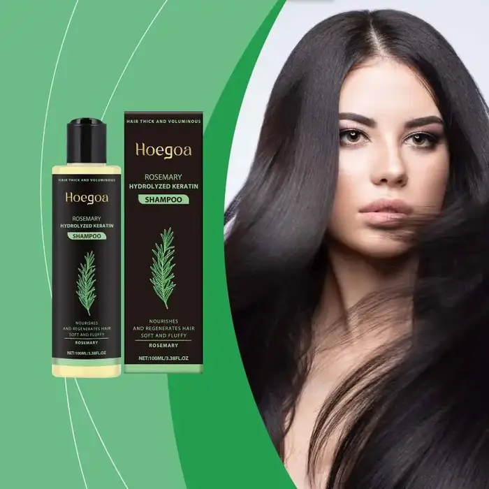 Shampoo à la menthe et au romarin pour épaissir les cheveux, shampooing volumisant naturel à base de