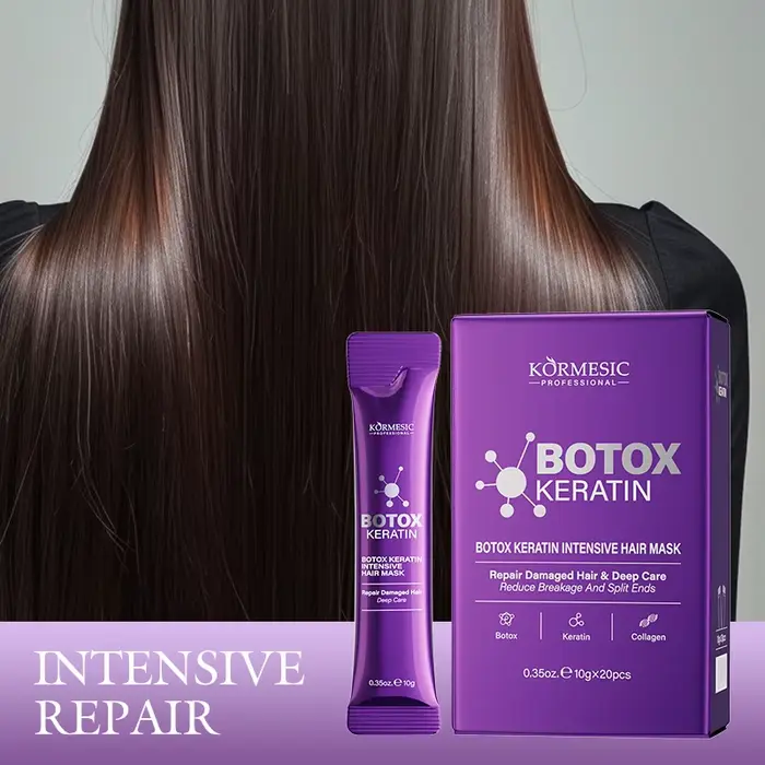 Masque capillaire à la kératine magique 5 secondes réparation dommages crépus doux lisse brillant cheveux hydrater en
