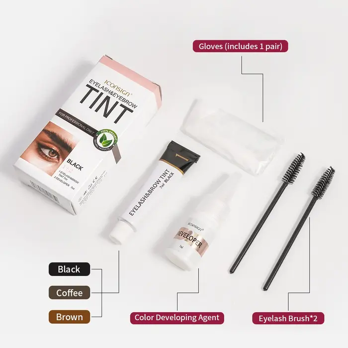 ICONSIGN – Kit de teinture pour cils et sourcils