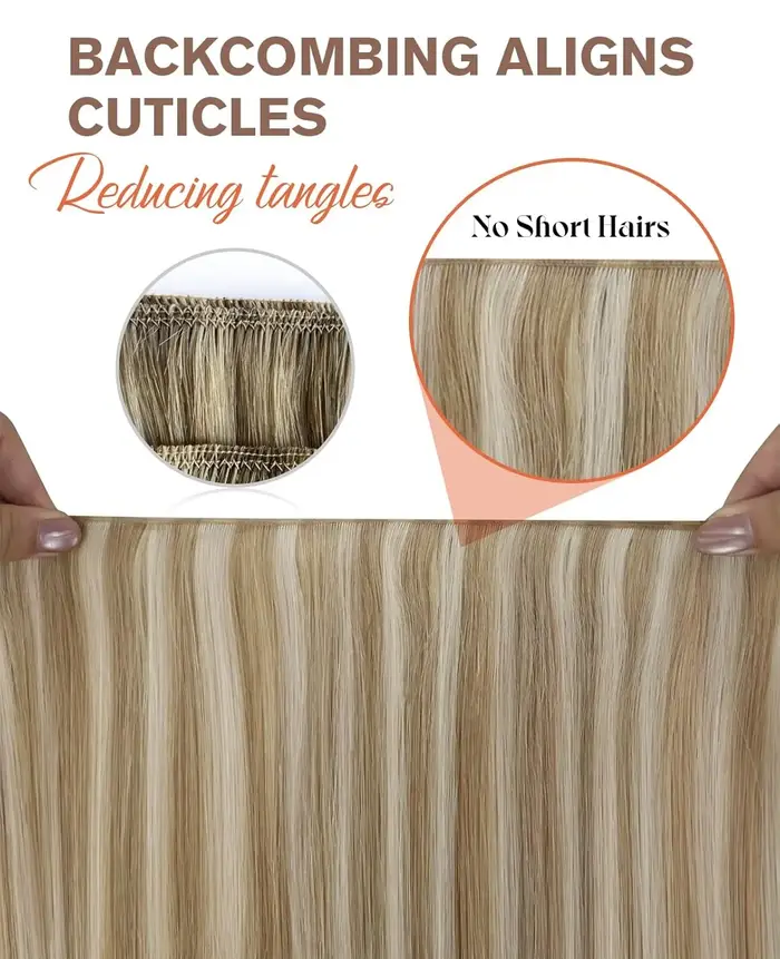 Ve Sunny Hair Trame Extensions de cheveux vrais