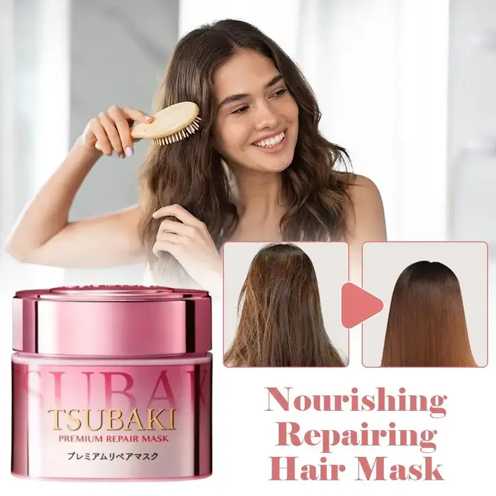 Après-shampoing à l'huile essentielle de camélia TSUBAKI