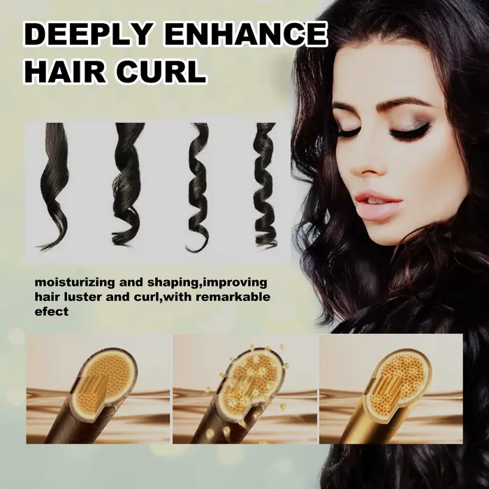 Cheveux bouclés marocains hydratants réparation élastique sécheresse endommagée lissage