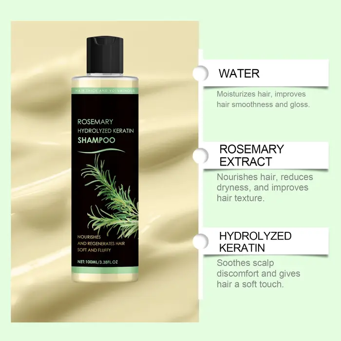 Shampoing au romarin pour cuir chevelu gras