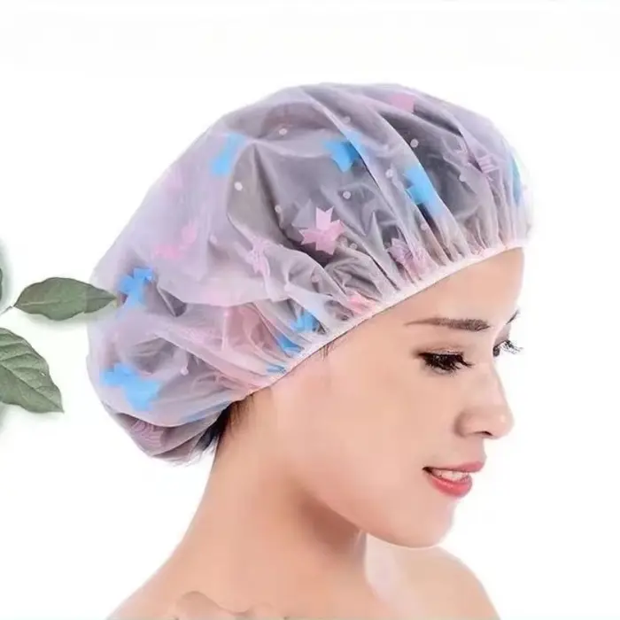 Un bonnet de douche pour prendre
