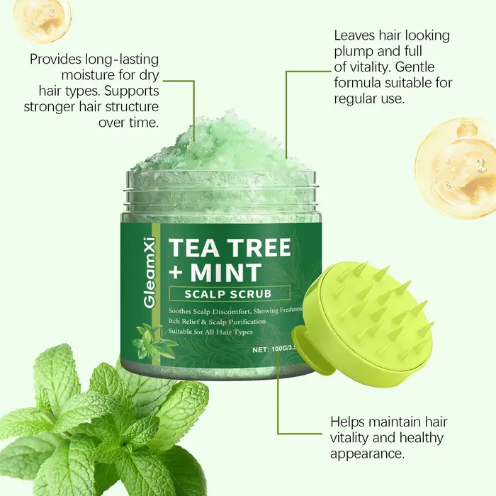 Shampooing Nettoyant en Profondeur au Théier pour le Cuir Chevelu