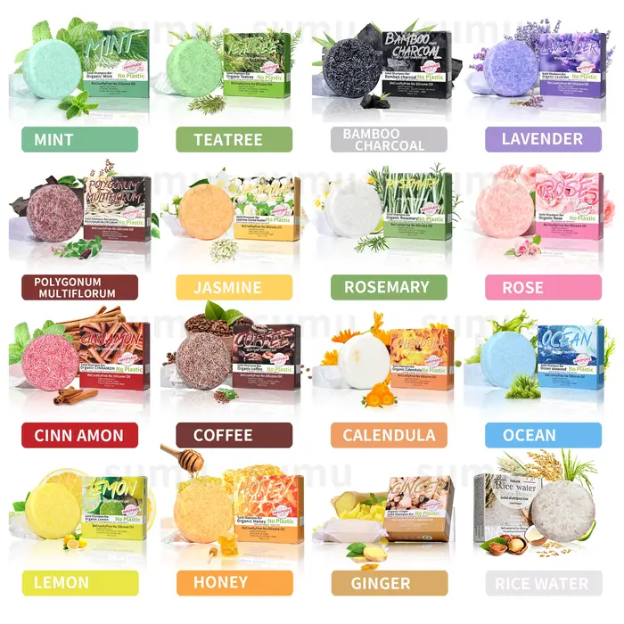 Savon shampoing au romarin au parfum naturel