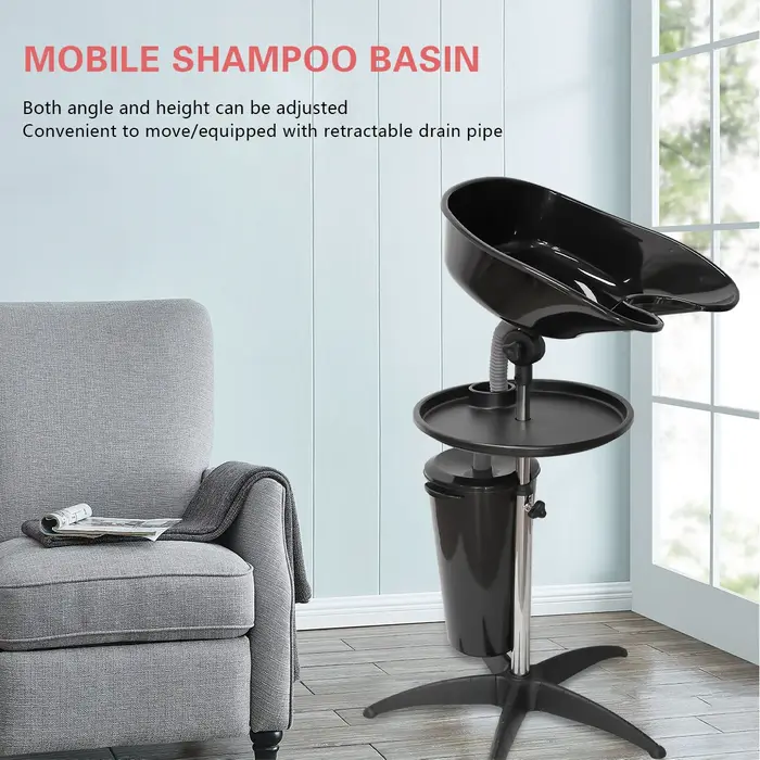 Ensemble de bols de shampoing mobiles portables