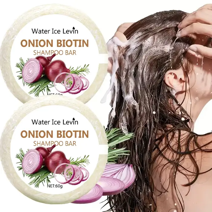 Barre de lavage capillaire à l'oignon et à la biotine - 60g