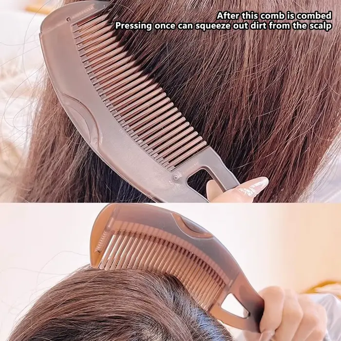 Brosse à cheveux à dents creuses pour femmes et hommes