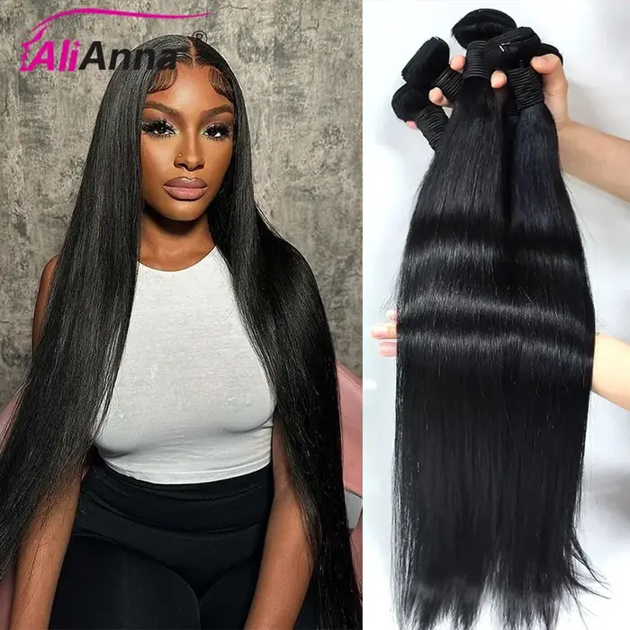 Tissage humain hair 28 30 32 Inch tissage cheveux humain lot en promo tissage brésilienne raw hair b