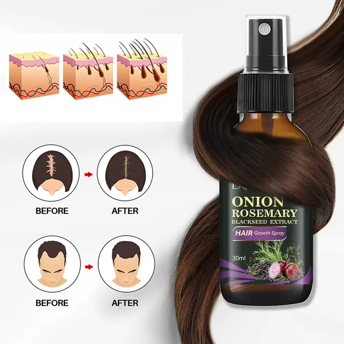 Huile Essentielle pour la Croissance Rapide des Cheveux