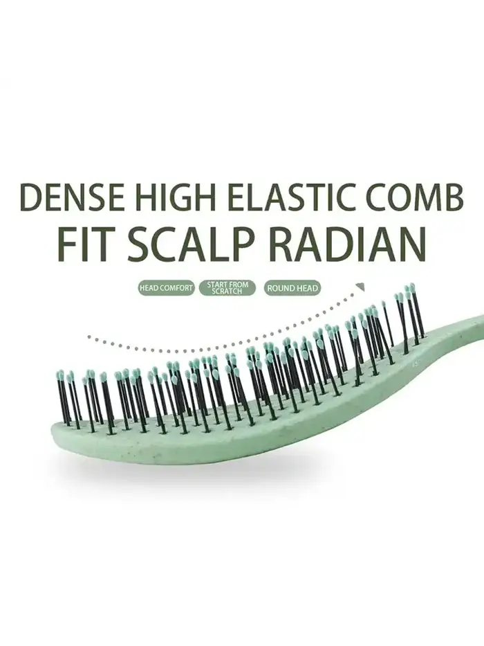 Peigne de Massage des cheveux, brosse à cheveux en Nylon, brosse à cheveux bouclée démêlante pour Sa