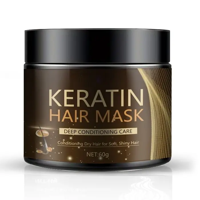 Masque capillaire magique à la kératine, réparation des protéines, crème sèche, crépue et endommagée