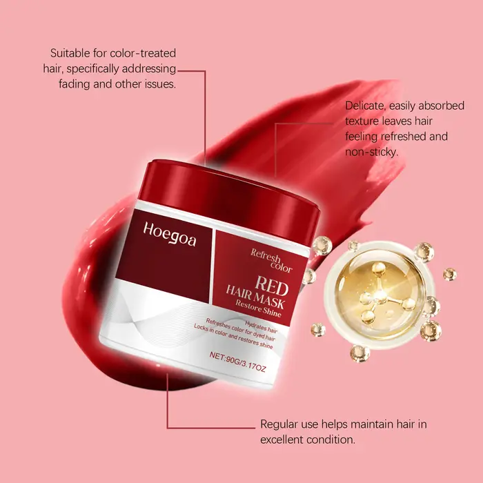 Masque capillaire colorant hydratant et réparateur en profondeur