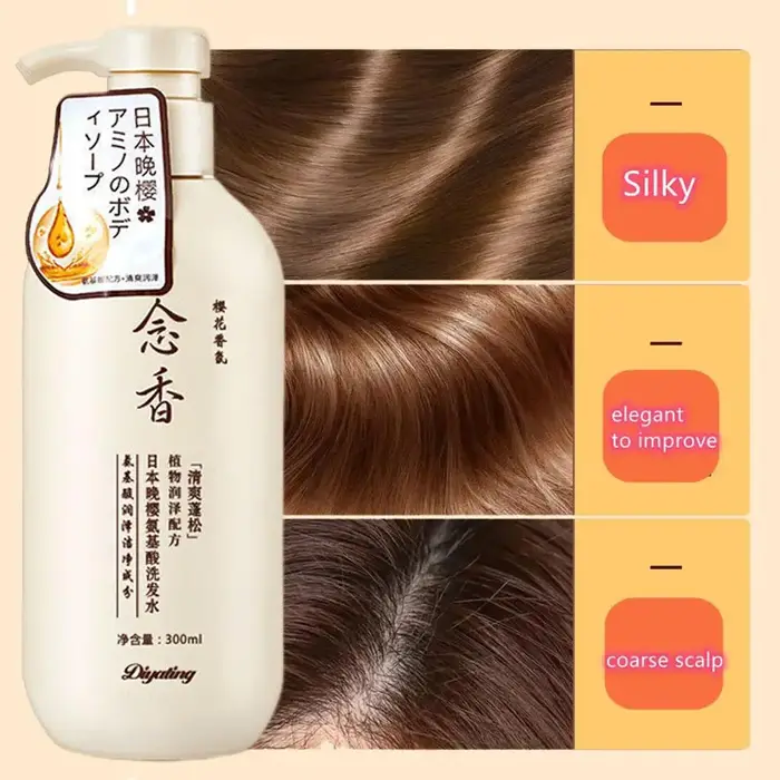 Shampooing et après-shampooing japonais parfumé aux acides aminés