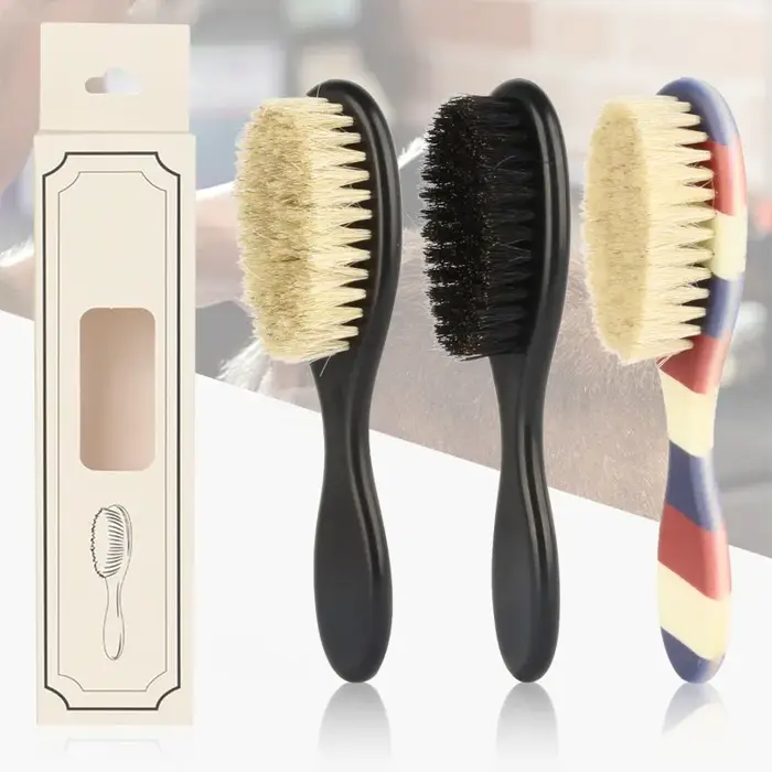 Brosse à barbe en poils de sanglier