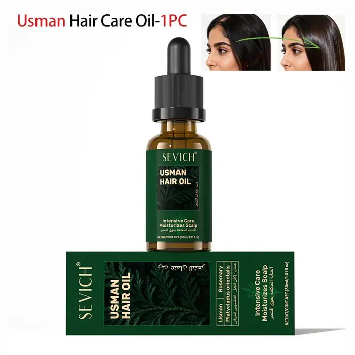 Soins capillaires huile essentielle Usma herbe sérum réparation endommagé nourrir