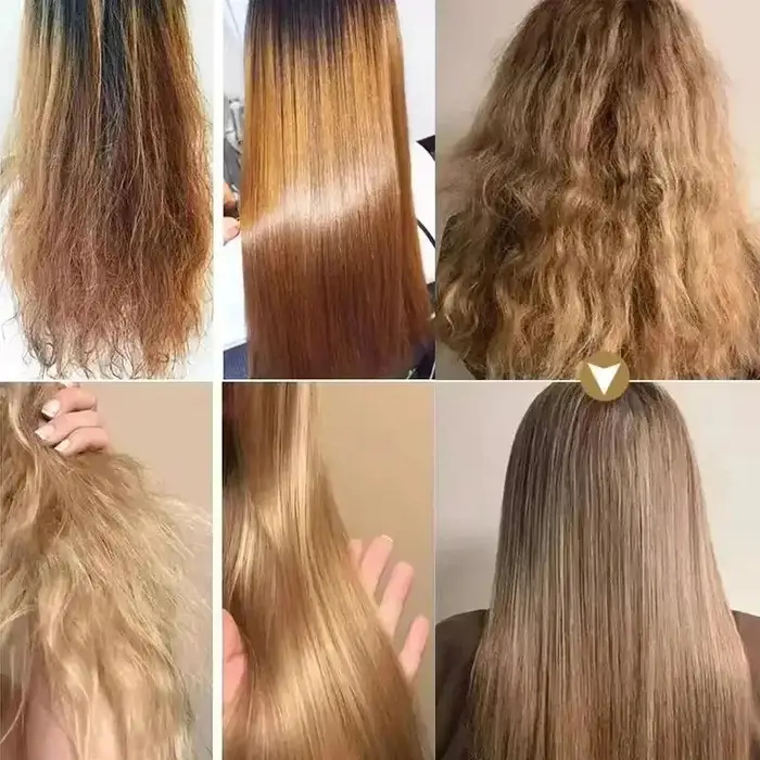 Masque Capillaire Professionnel Magique 5 Secondes Soin Doux et Lissant Réparation Naturelle Prévient la Sécheresse