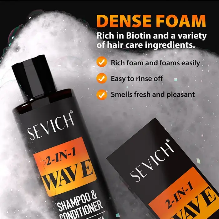 Shampoing ondulé à la biotine