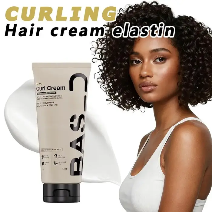 Crème coiffante Santal Curl BASED : Fixation longue durée