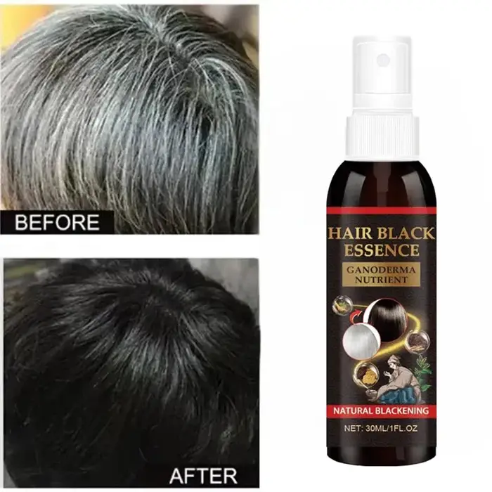 Sérum pour cheveux blancs à noirs
