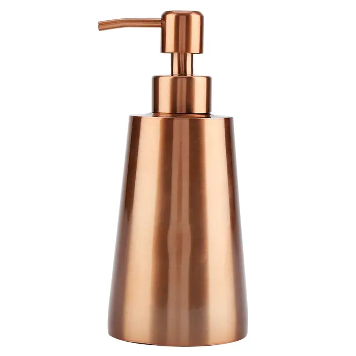Distributeur de shampoing 350ml en acier inoxydable 304, distributeur de savon liquide, de shampoing