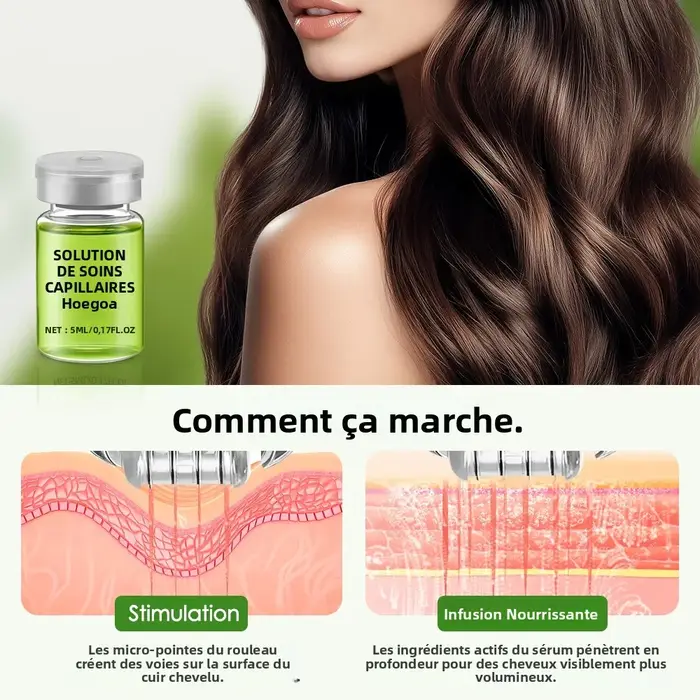 Sérum capillaire essentiel 1/2/3 boîtes pour renforcer les racines
