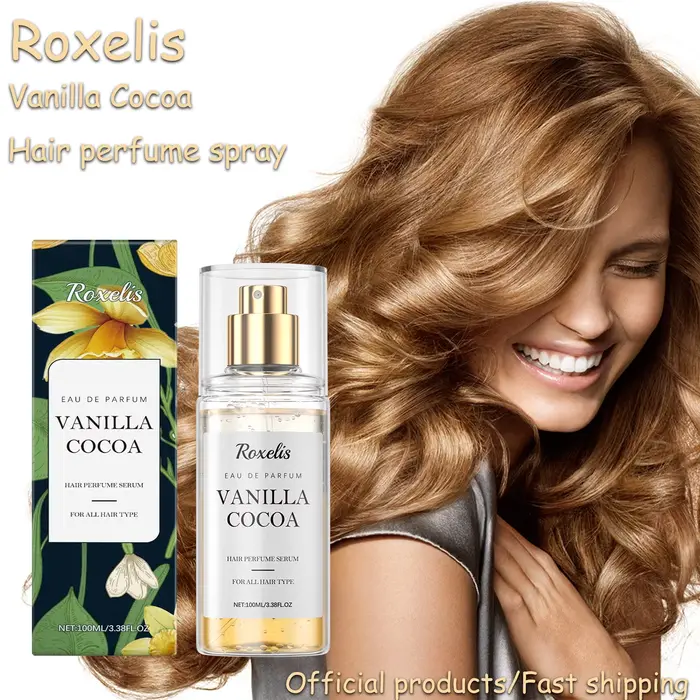 Roxelis vanille cacao soin des cheveux parfum Spray parfum corporel parfum frais ajouté aux cheveux