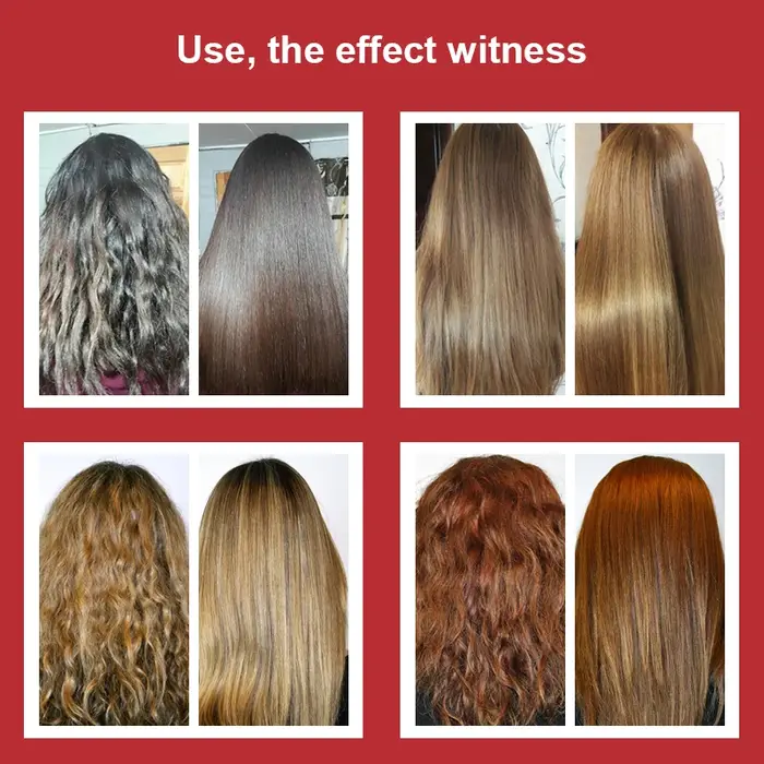 PURC traitement capillaire à la kératine brésilienne lissage réparation cheveux endommagés