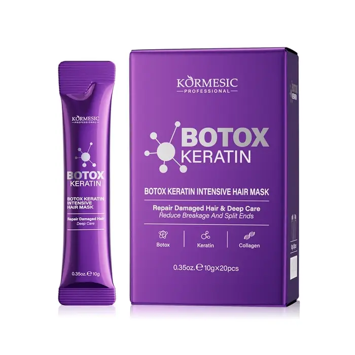 Masque Capillaire Magique Réparation en 5 Secondes Cheveux Abîmés Frisés Doux Lisses Brillants Hydratation Profonde